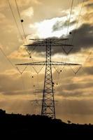 Electricity power pylon photo