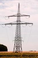 Electricity power pylon photo