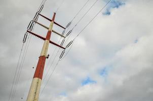 Electricity power pylon photo