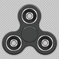 Hand spinner fidget vector illustration