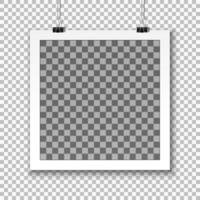 retro realistic vector photo frame