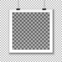 retro realistic vector photo frame