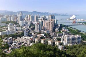 ZHUHAI, CHINA - APR 16, 2017-Zhuhai or Pearl city is also one of China's premier tourist destinations,  and also was one of the original Special Economic Zones established in the 1980s . photo