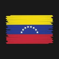 vector de pincel de bandera de venezuela