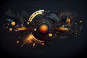 Abstract vector background. Futuristic technology style. Elegant background photo