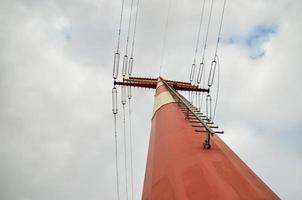 Electricity power pylon photo