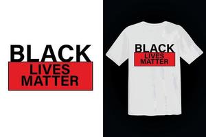 black lives matter typography t shirt design template vector mockup illustration