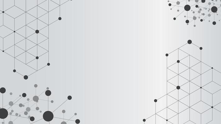 Dots lines and hexagons pattern. Abstract geometric with simple hexagonal element and molecular for science, technology and medical background. Vector illustration.