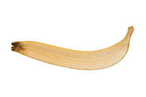 Banana peel isolated on a transparent background png