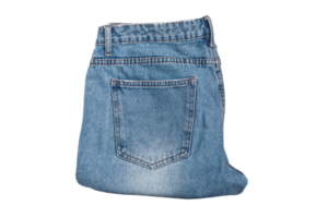bleu jeans isolé sur une transparent Contexte png