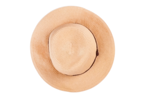 Beige hat isolated on a transparent background png