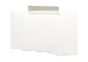 wit papier besnoeiing geïsoleerd Aan een transparant achtergrond png