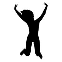 jump Silhouette Images vector