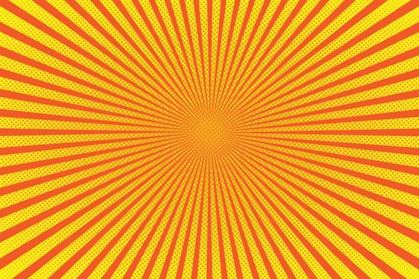 Bright sun rays with yellow dots