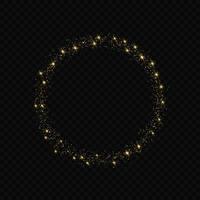 glow light effect stars bursts with sparkles isolated vector