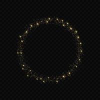 glow light effect stars bursts with sparkles isolated vector