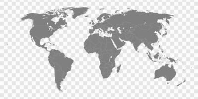 alto calidad mundo mapa vector