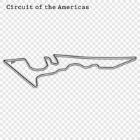 grand prix race track vector