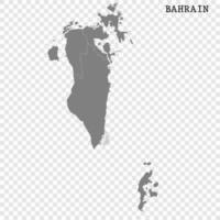 High quality map with borders vector