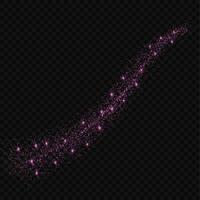 glow light effect stars bursts with sparkles isolated vector