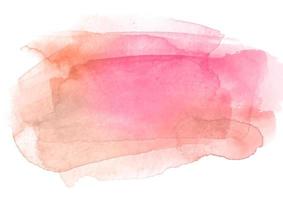 hand painted watercolour streak in shades of pink vector