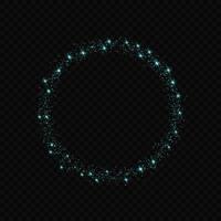 glow light effect stars bursts with sparkles isolated vector