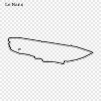 grand prix race track vector