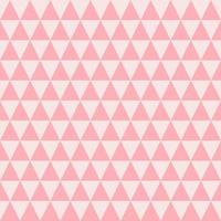 Seamless Pink and white triangle pattern background. vector