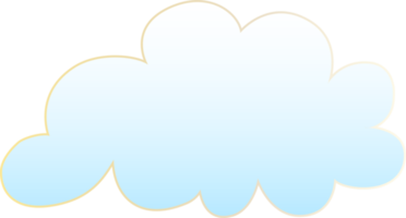 wolk weer icoon. glasmorfisme stijl symbolen voor meteo voorspelling app. dag zomer voorjaar herfst winter seizoen zingen. PNG illustraties