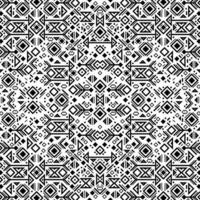 Vector tribal cover background, decorative geometric aztec seamless