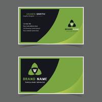 Stylish business card template vector