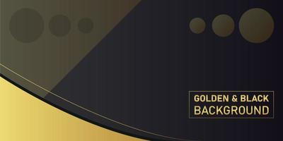 Golden diagonal with sparkle glitter light effects elements, Luxury black background vector