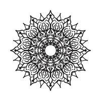 hand drawn indian ornament mandala on background style. vector
