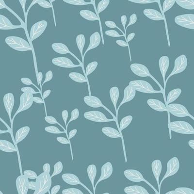 Dusty Blue Floral Vector Art, Icons, and Graphics for Free Download