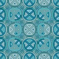 Creative doodle mosaic tile. Abstract Scribble seamless background pattern. vector