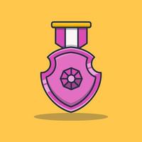 Premium concept master medal achievement vector illustration design