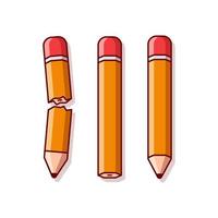 pencil collection vector illustration design