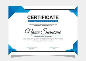 design abstract certificate template. certificate design vector