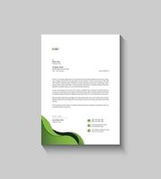 Modern Business Letterhead Template Design vector