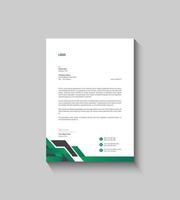 Modern Business Letterhead Template Design vector