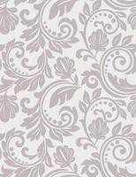 Seamless floral vector pattern. Decorative wallpaper and background for fabric, textile, print.