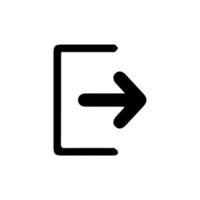 Login Icon in trendy flat style isolated on white background. Approach symbol for your web site design, logo, app, UI. Vector illustration, EPS10. Flat style for graphic design