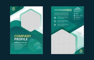 Generic Company Profile Template vector