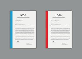 letterhead template, letterhead design, vector abstract  creative Professional modern simple unique school hospital medical new red and black corporate letterhead minimal template