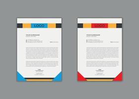 letterhead template, letterhead design, vector illustrator school hospital medical new and clean corporate letterhead design print template.