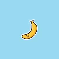 banana cute icon vector design