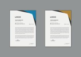 letterhead, letterhead template, letterhead design, vector clean Professional modern simple unique school hospital medical new minimalist elegant vector style modern corporate letterhead template