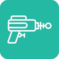 Laser gun Vector Icon Design Illustration