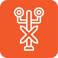 Traffic signal Vector Icon Design Illustration