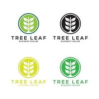 Green Leaf Logo vector